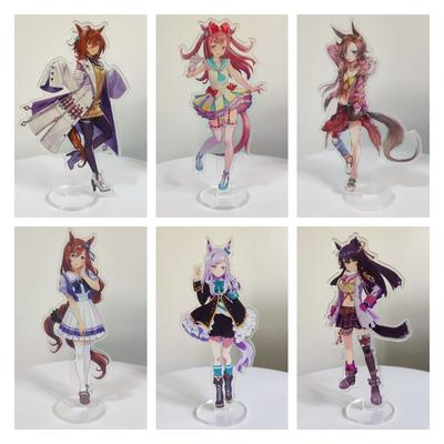 Pretty Derby Character Model Anime Figur Akryl Oboustranný Hd Design Stojany Model Sweet Lovely Girls Decor Xmas