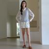 Elssibeui Cozy Mohair Knit Vest_Skyblue