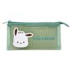 K Company Sanrio Characters Mesh Three-Pocket Pouch, Pochacco, CM3P1-PC