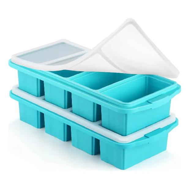 

* . Ztomine Silicone Freezer Tray with Lid