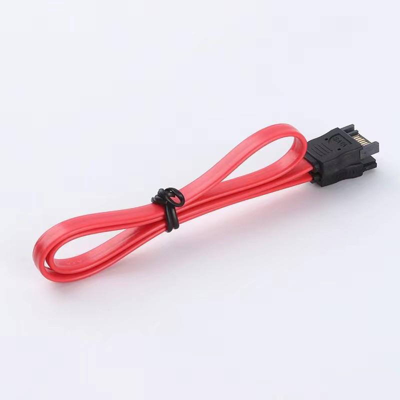 SATA 3.0 Stecker auf Buchse 7-Pin Kabel für Festplatten-Datenübertragung Stromkabel für Computer Laptop SSD HDD Verlängerungskabel