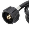 4ft Propane Adapter Hose 1lb To 20lb Propane Convert Hose with QCC1 Type Brass Connector for Gas Cylinder Grill Stoves