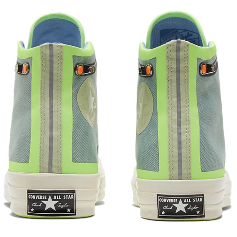 Converse Chuck Taylor All Star 1970s Seam Tape Round-toe Lace-up High-Top Canvas Unisex Grey Green
