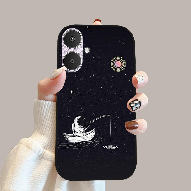 For Xiaomi Poco M6 5G Case 23128PC33I Silicone TPU Soft Phone Cover Cases For Redmi 13C 13R 5G Fashion Protective Fundas Shells