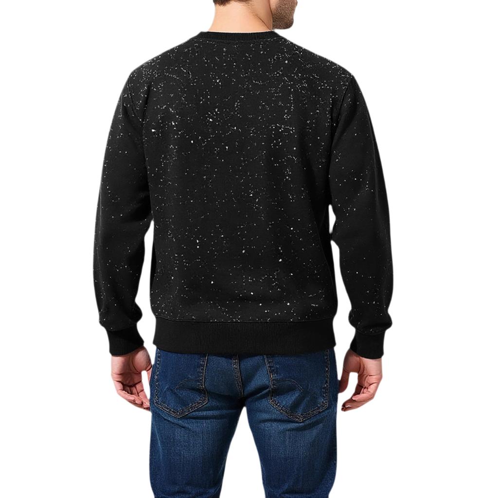 Men's  Trend  Loose  Round Neck  Hoodie  Long Sleeves  Leisure