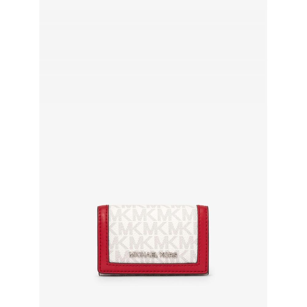 

Michael Kors Jet Set Travel Key Case Holder Small 35r5stvp5v2610 Bright Red F