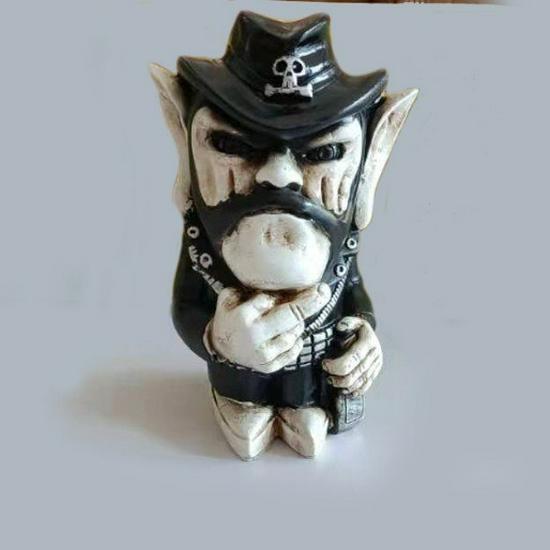 Cross-border Garden Decor: Middle Finger Cowboy Musician Resin Ornament