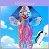 Cartoon Octopus 3d Kite With Polyester Material For Childrens Outdoor Play