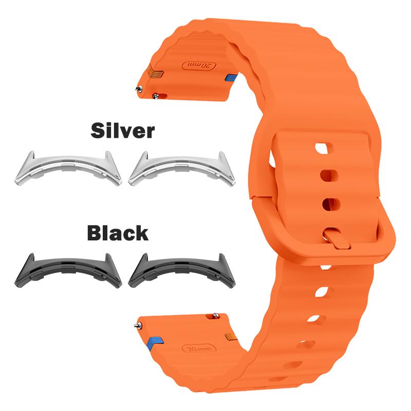 22mm Watch Band for Google Pixel Watch 4/3 41mm 45mm Soft Silicone Wristband Compatible with Google Pixel Watch 2 1 WATCH-Correa