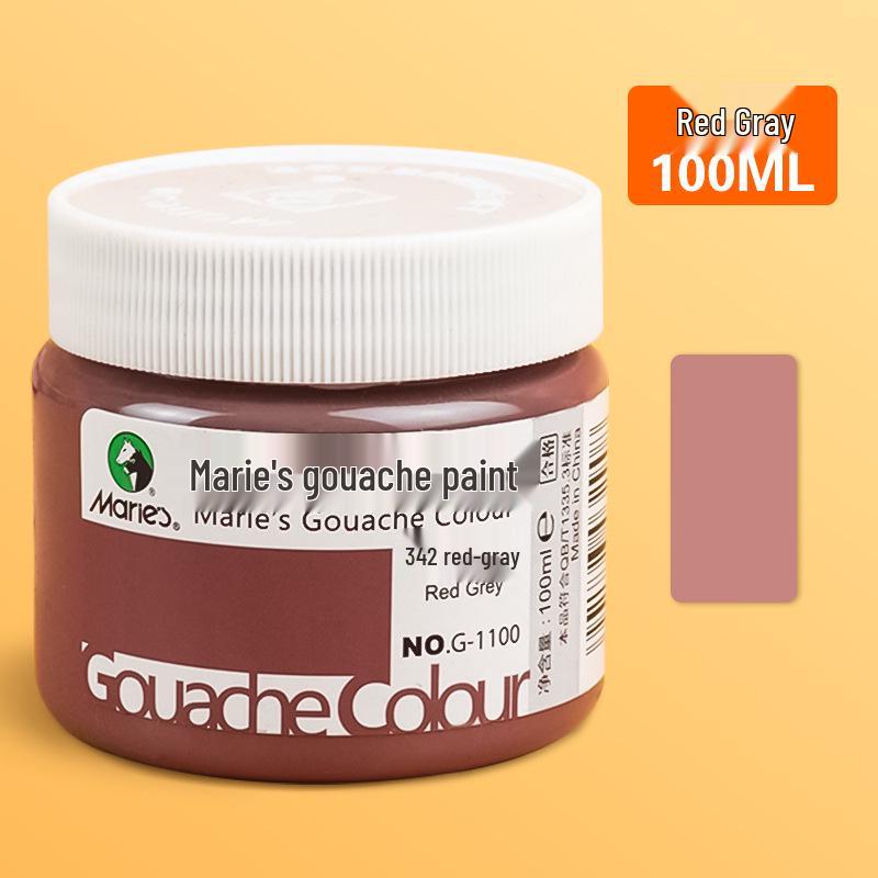 Mali 24-Color Children's Gouache Paint Set, 100ml Washable Art Supplies for Students