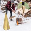 Heavy-Duty Wood Splitting Tool 4-Way Manual Wood Splitter Durable Tool Log Splitter Wedge  Winter