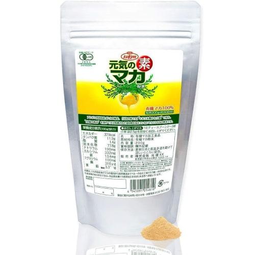 Koken Genki No Moto Maca Powder, 200g, Organic JAS Certified, 100% Maca Powder