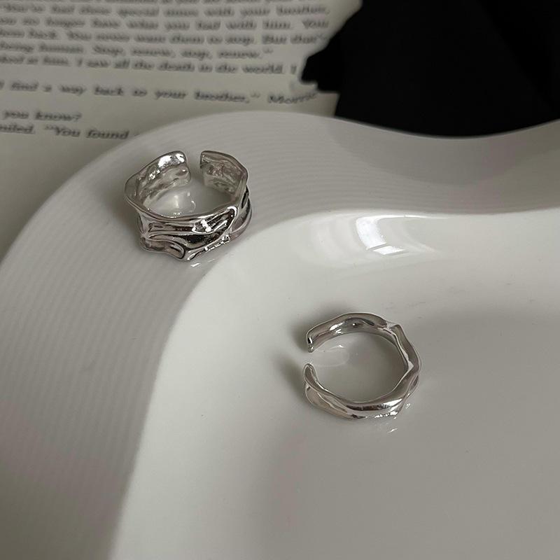 Vintage Palast Blumenring Diamantstil Leichter Luxus Premium Zeigefinger Schmuck