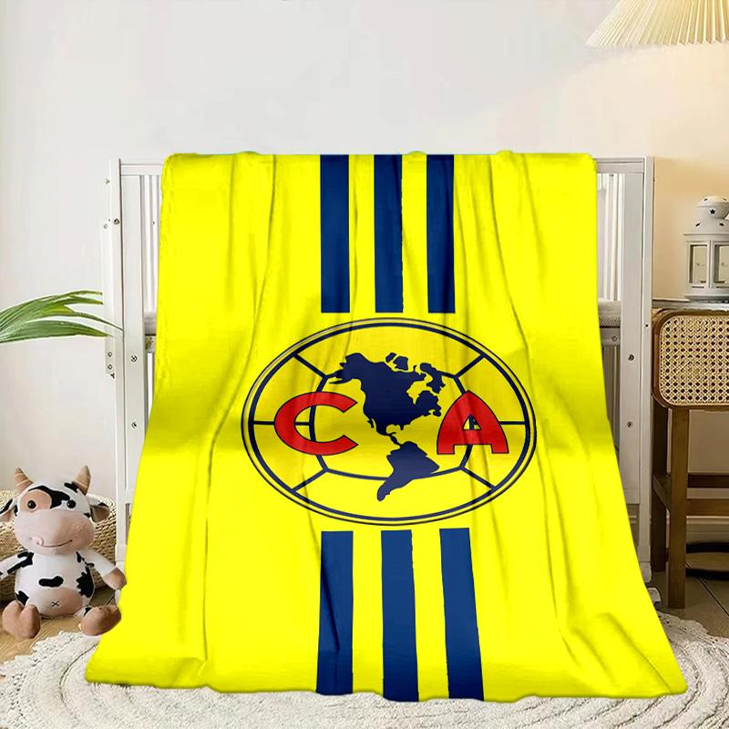 Club America Emblem Portable Blanket/Soft Blanket Bedding Blanket Suitable for Travel Camping Living Rooms Offices Sofas Fan Gifts