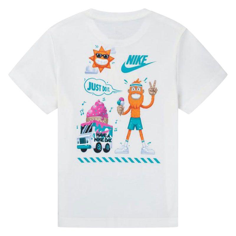 Nike T-Shirt Ss25 Soft Comfortable Round Neck Casual Short Sleeve Kids Tops White NY2522001PS-001