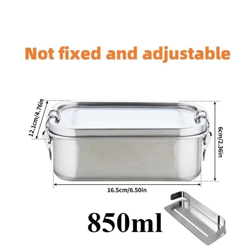Stainless Steel Lunch Box for Kids And Adults, Portable Leak-Proof Bento Box, Travel Food Meal Prep Container Dishwasher Safe