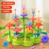 Non-Toxic 42Pcs Diy Flower Garden Building Toys Children Toys Game For Toddlers Educational Preschool Toy Gift Puzzle Creative Toys For Children