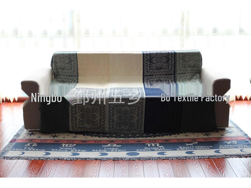 Nepal Style Chenille Yarn Woven Blanket: Multi-Functional Sofa Throw, Shawl, or Table Mat