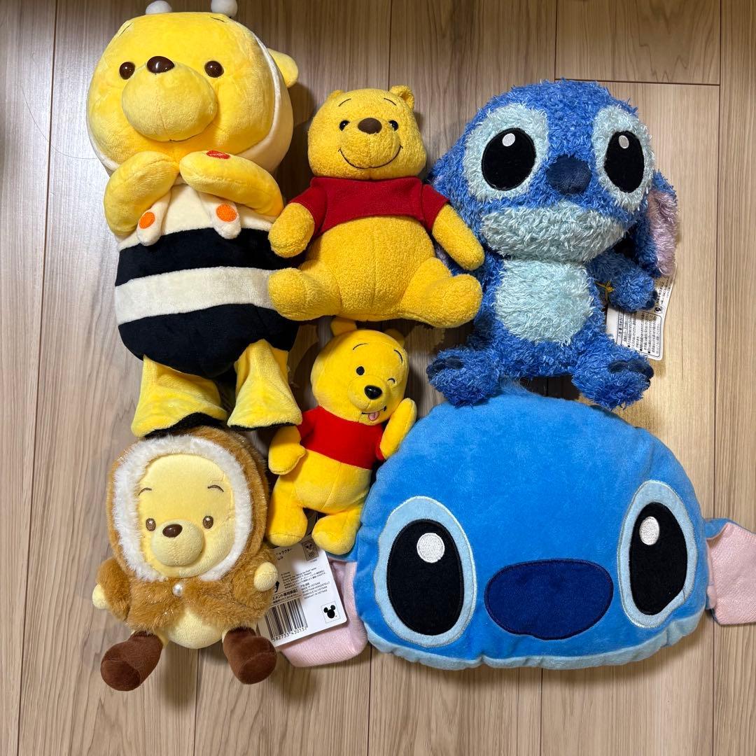 Disney Stitch Winnie the Pooh Plush Toy Mascot Bulk Sale