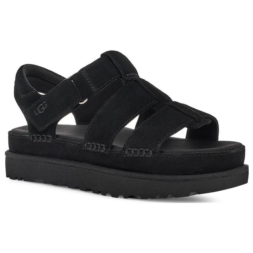 UGG Women's Goldenstar Strap Platform Sandal Black 1137890-BLK