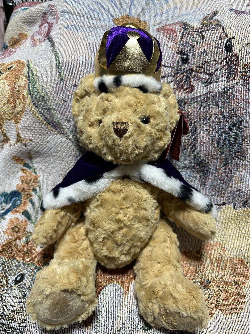 

[Б/У] Коронационный плюшевый мишка короля Карла III