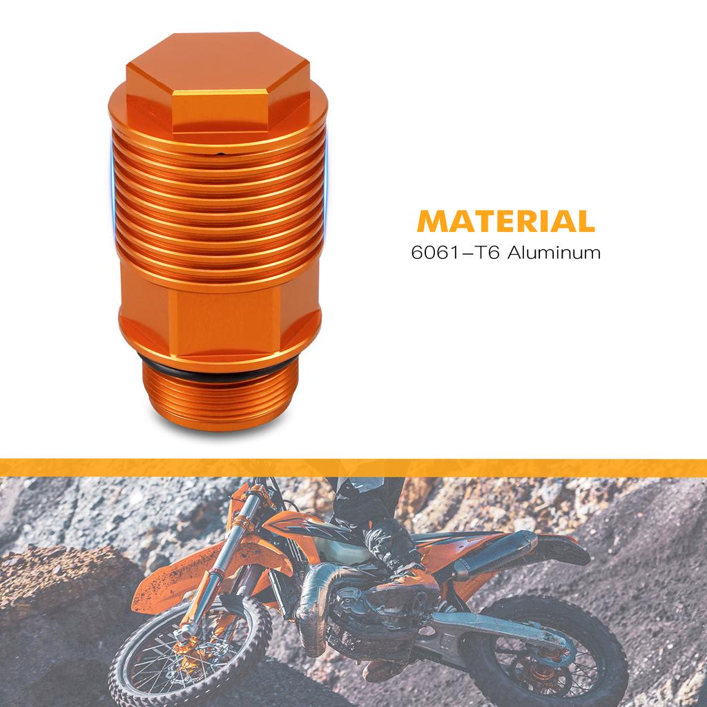 NICECNC For KTM EXC 300 2004-2016 EXCF 350 EXC 450 XCW 300 SXF 250 SXF 450 Rear Brake Reservoir Extension Fluid Cylinder Cap
