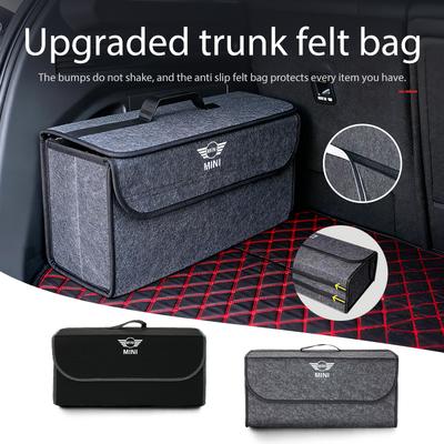 Bolsa de Armazenamento para Carro Caixa Organizadora Dobrável de Feltro Maleta de Ferramentas para Porta-malas Para MINI Cooper One S JCW Countryman R56 R50 R53 R55 F56 F55