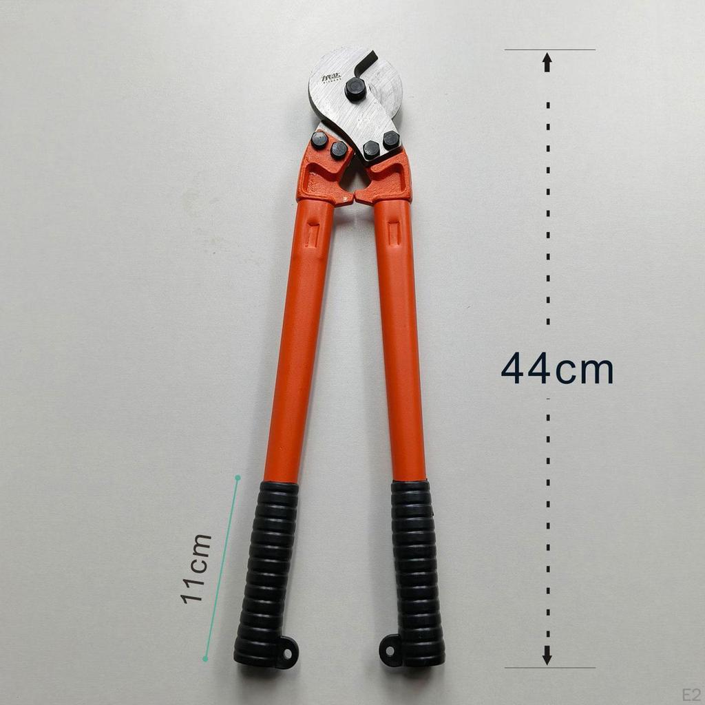 Cable Cutter Steel with Ergonomic Handle Versatile Professional Manual Tool Heavy Duty