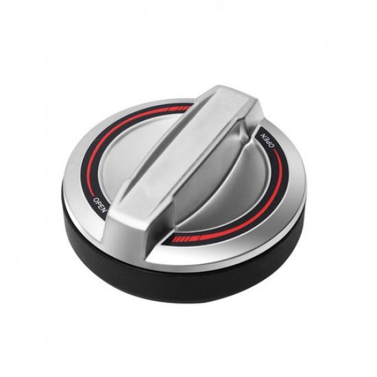 Silver Aluminum Alloy Fuel Tank Cap Replace Trim For Benz A B C E AMG W177 W205