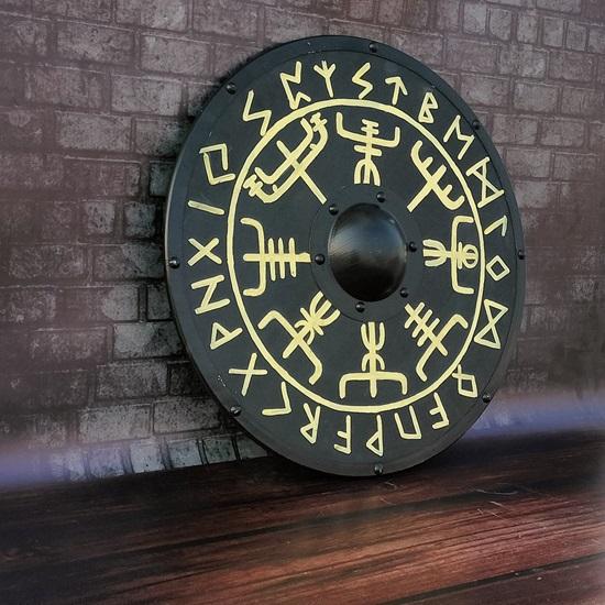 60.96 Cm Historical Cosplay Shield, Medieval Viking Shield, Battle Warrior Knight Shield, Best For Gift