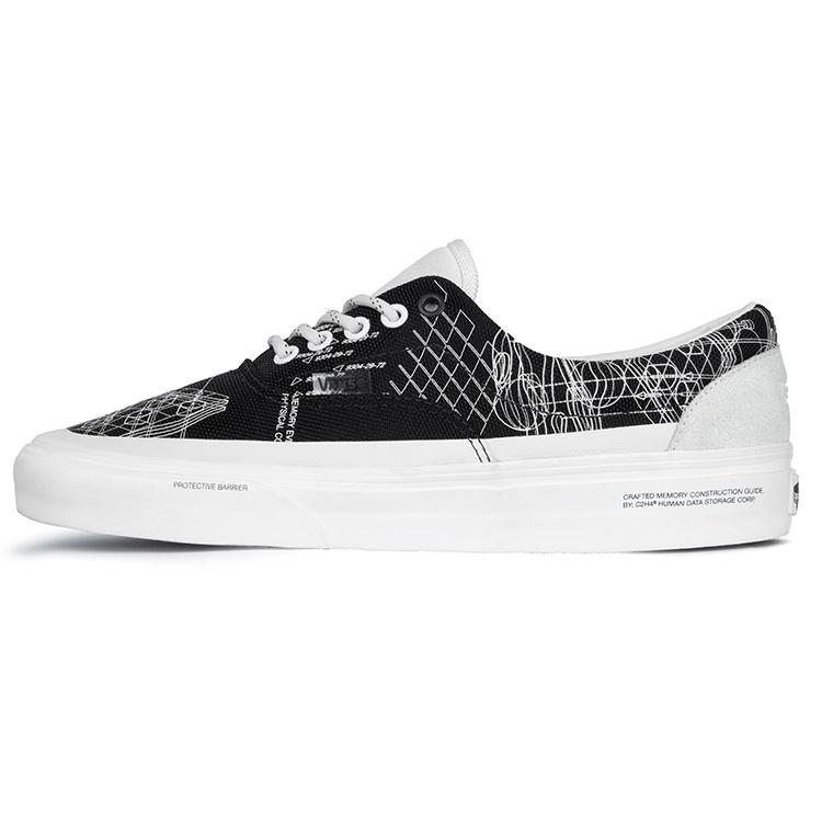 C2H4 x Vans Era Skateboarding Shoes Unisex Black Graffiti Men s VN0A5EFN626 EU 35