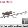 Paper Roll Holder Towel Rack Hanging Shelf Bathroom Storage Toilet Rack Home Kitchen Tissue Accessoriy Wall Stand Hanger Kitchen Cup Holders 5