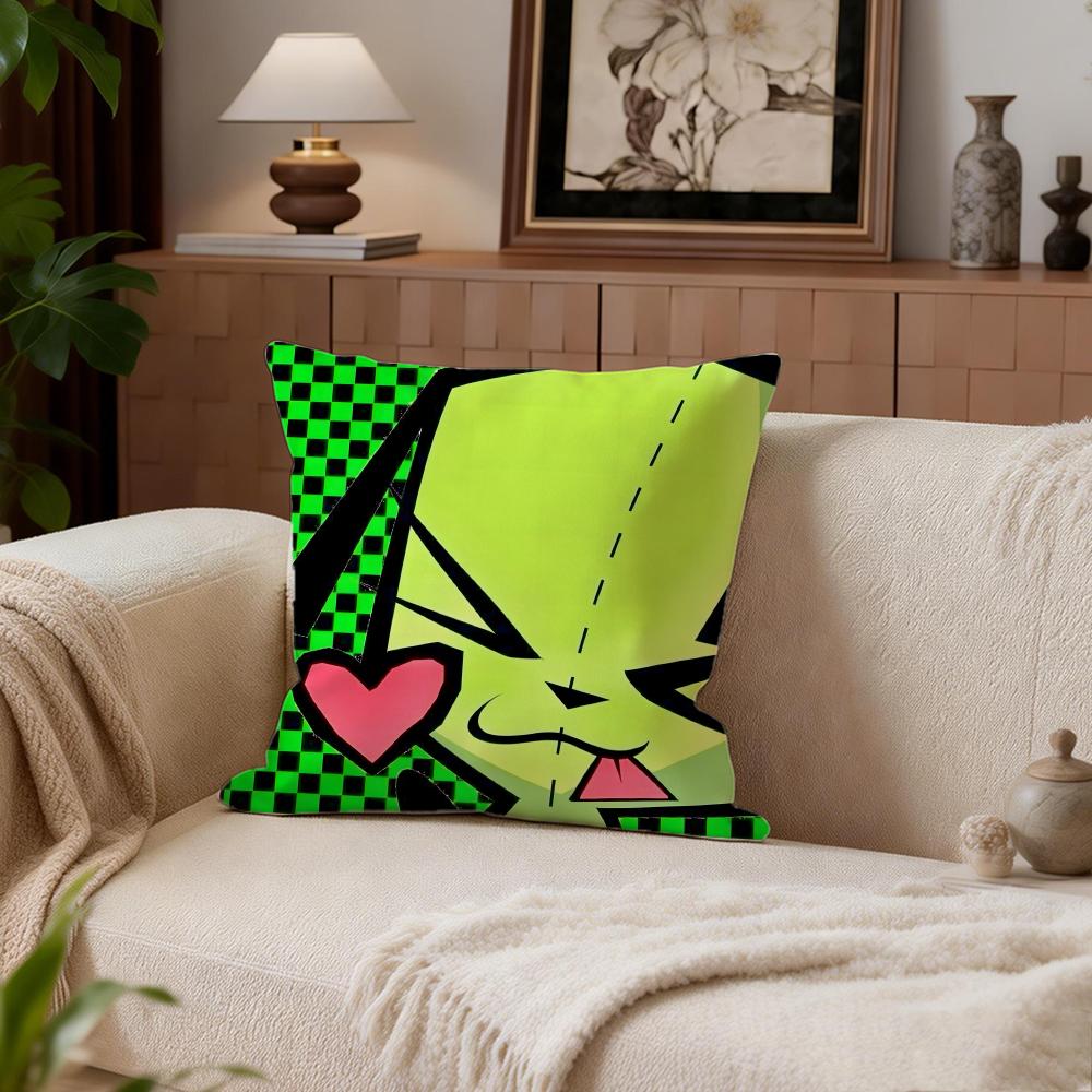 SciFi Invader Zim Cushion Cover Cushion Cover Set 4Pcs 50x50 45x45 40x40 Pillowcase Decorative Sofa Home Decor