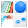 5pcs Vacuum Storage Bags,Transparent Sealed Compressed Bag with Pump,Travel Space-Saving Dustproof Storage Organiser for Clothes