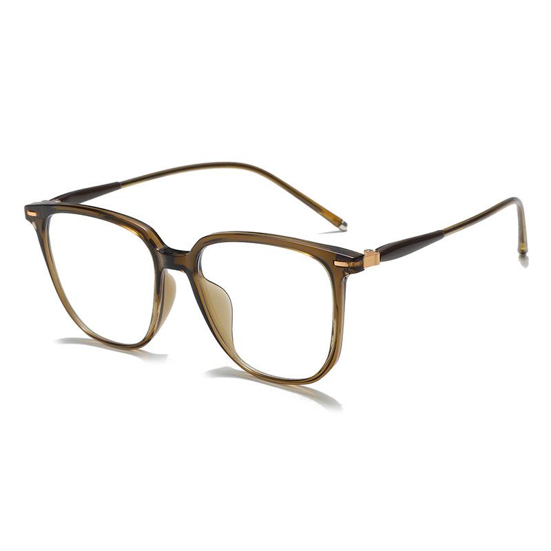 

New Japanese And Korean Myopia Flat Glasses Frame For Man And Woman Retro Fashion Big Frame Optical Prescription Eyeglasses