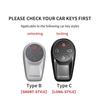 Leather Car Key Case Cover Fob For Chery Exeed Lx Txl Atlantix Et Es Vx Fl Rx Cdm Phev Car Remote Keychain Case Shell Accessorie