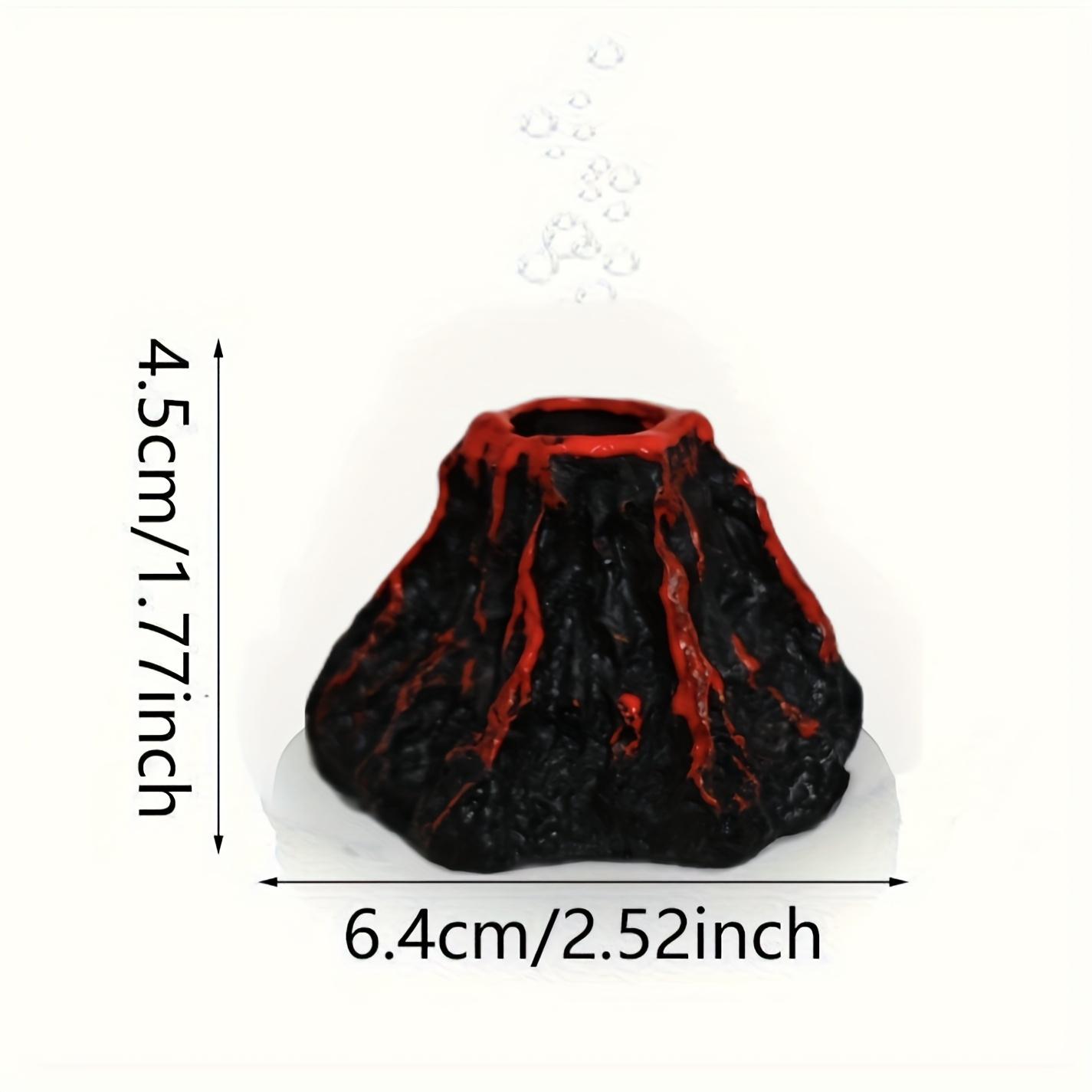 

1 шт. Камень Улитка Вулкан Украшение для аквариума Прочная смола, Добавляет кислород в активные водные среды обитания Для всех типов аквариумов Украшения для аквариума