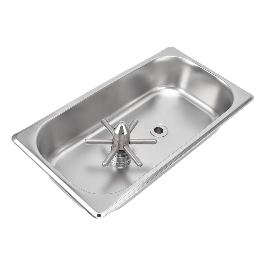 Płukanka do szkła ze stali nierdzewnej Bar podkładka pod kubek szklany automatyczny obrót środek do czyszczenia kubków do kawiarni