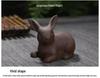 High-Quality Zisha Rabbit Tea Pet: Cute, Creative, and Wealth-Attracting Ornament