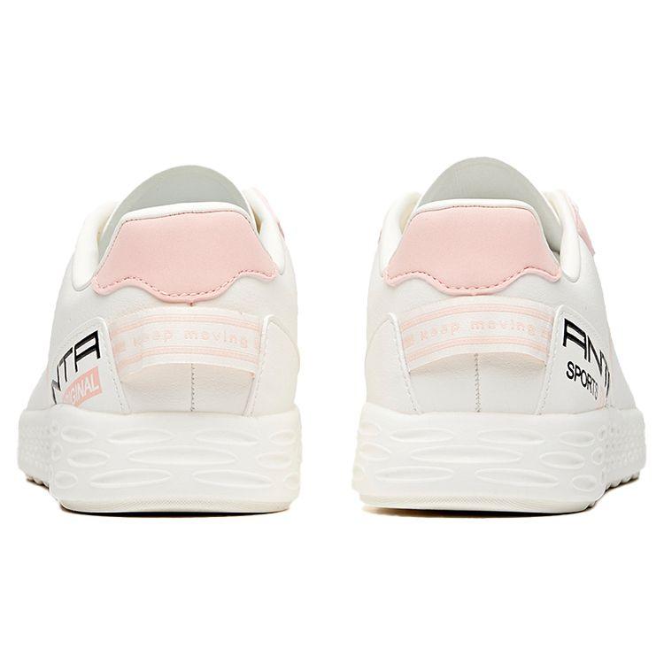 Anta Lightweight Casual Low-Top Sneakers Women sneakers White Pink 122028069-1