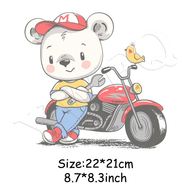 Patches Christmas Deer Flamingo Washable Stickers For Clothing Vinyle Heat Transfer Ironing Stickers