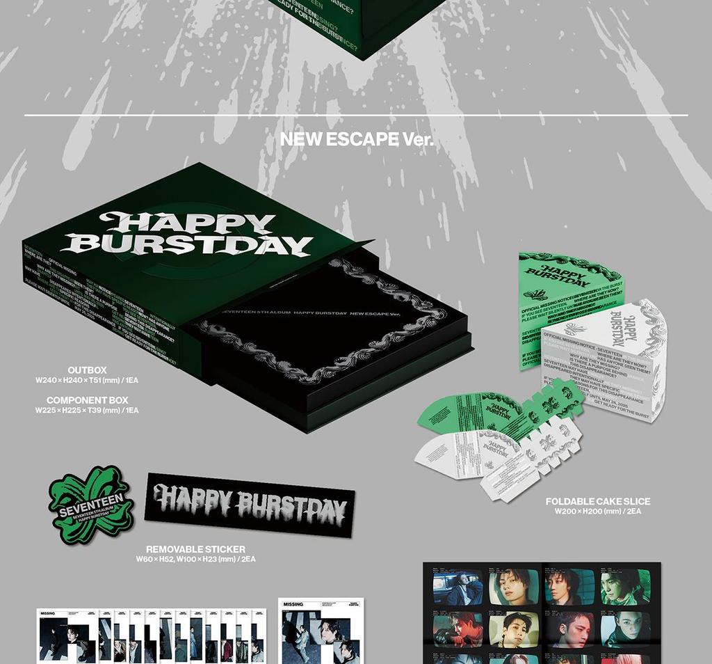 Seventeen [HAPPY BURSTDAY] 5th ALBUM