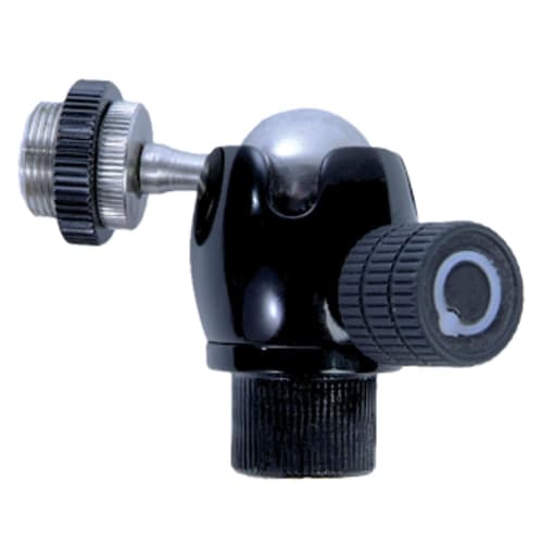 TRIAD-ORBIT M2-R Short Shaft Micro Adapter [Attaches to conventional 5/8-inch stands for 360 x 190 tilt adjustment / Features a smooth ball swivel m