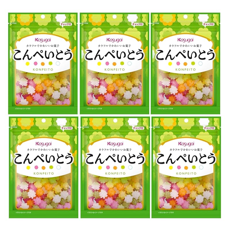 

Kasugai Seika R Konpeito 76g x 6 bags