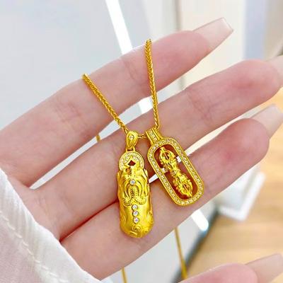Necklace Female Niche High-end Sense of Wealth Transfer New Chinese Pendant Collarbone Chain