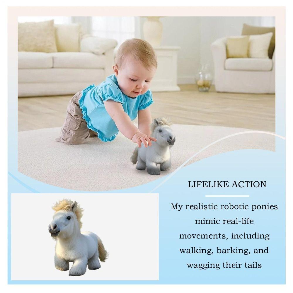 Walking Robot Horse Toy Interactive Smart Horse Fashion Walking Toy  Chilren