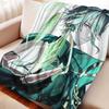 Genshin Impact Alhaitham Flannel Blanket Cover Winter Warm Soft Anime Blanket Multifunctional Decor Home Universal Blankets