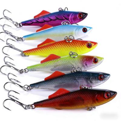 Volle Schwimmfähigkeit Flutter-Schwimmen untergetaucht VIB Köder 7cm 16.5g Bionischer Kunstköder für Long Casting, Barsch und Hecht, Wesentlich
