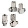 10Pcs Male Thread Micro Quick Twist Joint 3mm 4mm 6mm OD PL/PC Pneumatic Pipe Connector M3 M4 M5 M6 Screw Through