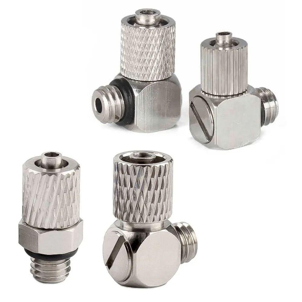 10Pcs Male Thread Air Tube Connector M3 M4 M5 M6 Pneumatic Pipe Connector Quick Fitting Fast Joint